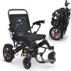 2020 New Folding Ultra Lightweight Electric Power Wheelchair, Silla de Ruedas Electrica, FDA Approved and Air Travel Allowed, Heavy Duty, Mobility Motorized, Portable Power (17.5′′ Seat Width) - Image 3