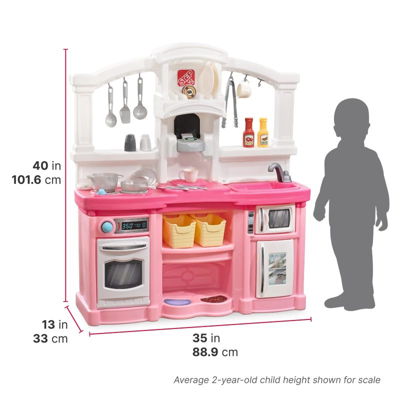 Step2 Fun with Friends Pink Toddler Kitchen Play Set - Image 20