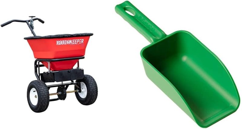 Multi-Purpose Walk Behind Push Spreader 3039632R Grounds Keeper, 100 Pound Capacity, Multi Use Tool for Grass Seed, Salt, De-Icer, Fertilizer and Seeds - Image 16