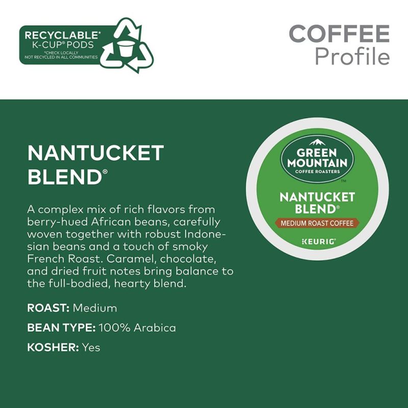 Green Mountain Coffee Roasters Nantucket Blend K-Cup Pods, Medium Roast, 96 Count - Image 4