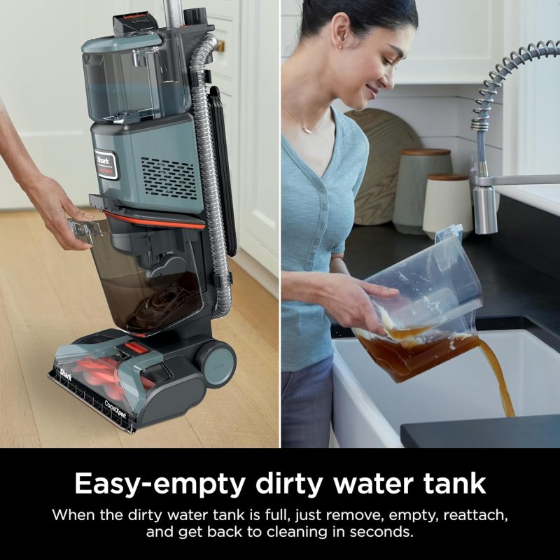 Shark CarpetXpert EX201 Carpet Cleaner, Cyan �C Deep Cleaning with StainStriker, Perfect for Pets, Includes Spot & Stain Remover Tools - Image 22