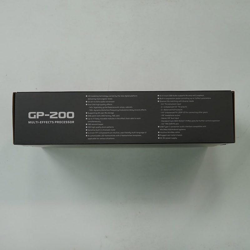 GP-200 Multi-Effects Guitar/Bass Pedal with Expression, FX Loop, MIDI, Amp Modeling, IR Cab Simulation, Stereo, USB Interface - Image 19