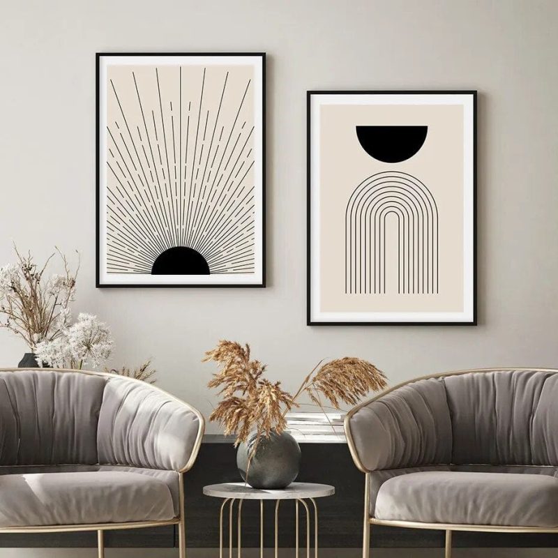Abstract Line Drawing Boho Poster - Image 3
