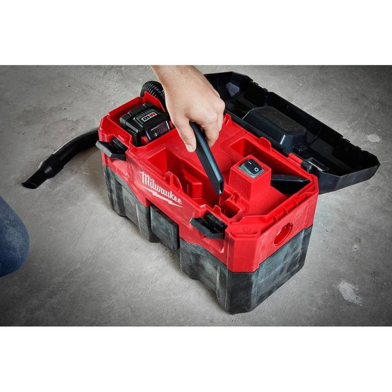 0880-20-48-59-1850 M18 18-Volt 2 Gal. Lithium-Ion Cordless Wet/Dry Vacuum with M18 XC 5.0 Ah Starter Kit - Image 30