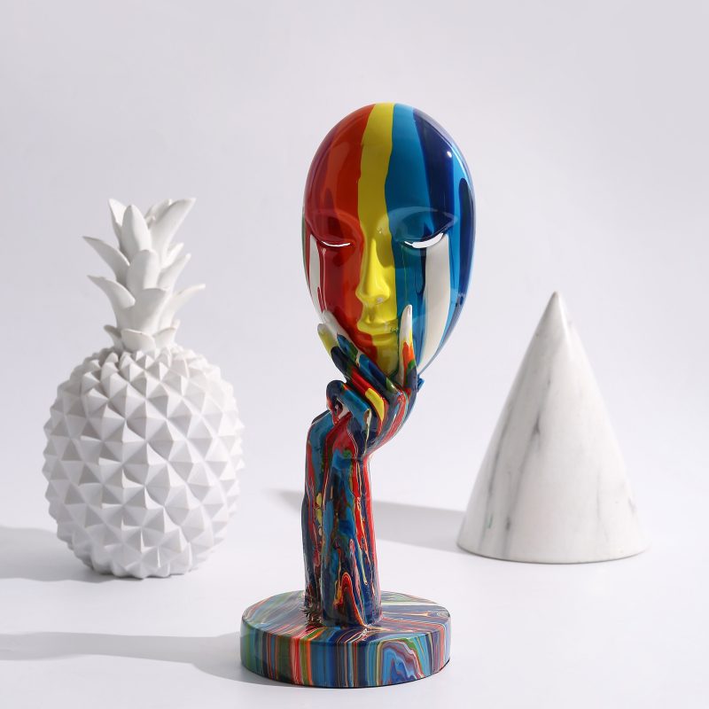 Abstract Painted Mask - Image 9