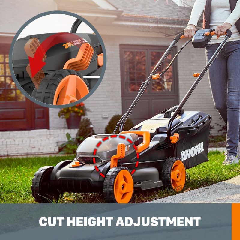 Worx 40V Power Share 4.0Ah 14" Cordless Lawn Mower (Battery and Charger Included) - Image 3