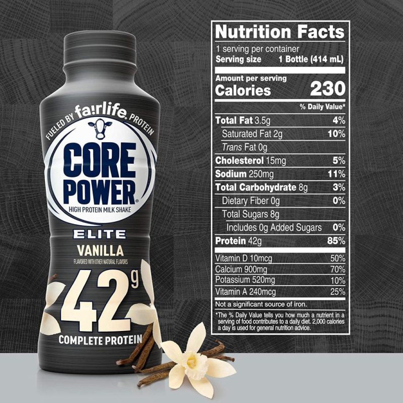 Fairlife Core Power Elite Vanilla High Protein Shake 42g, 14 Fl Oz, 12 Pack – Workout Recovery Drink - Image 7
