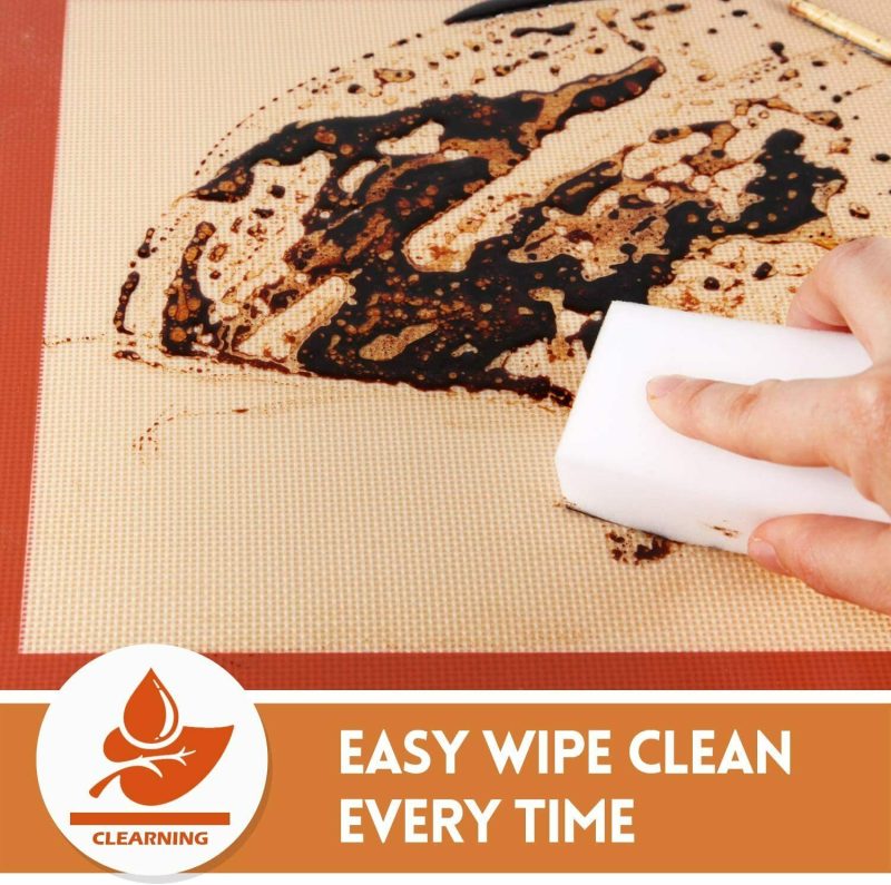3-Pack Silicone, Nonstick, Heat Resistant, Baking Oven Mats - Image 9