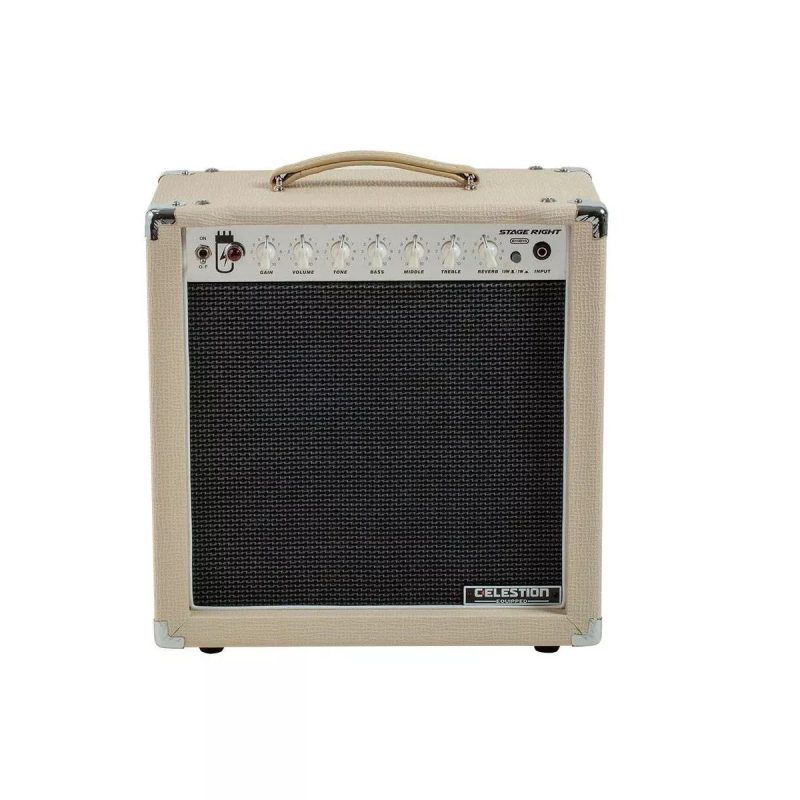 Stage Right by Monoprice 15-Watt 1×12 Guitar Combo Tube Amp with Celestion Speaker and Spring Reverb - Image 3