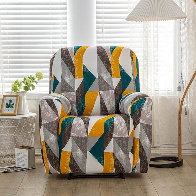 Abstract Recliner Sofa Cover - Image 5