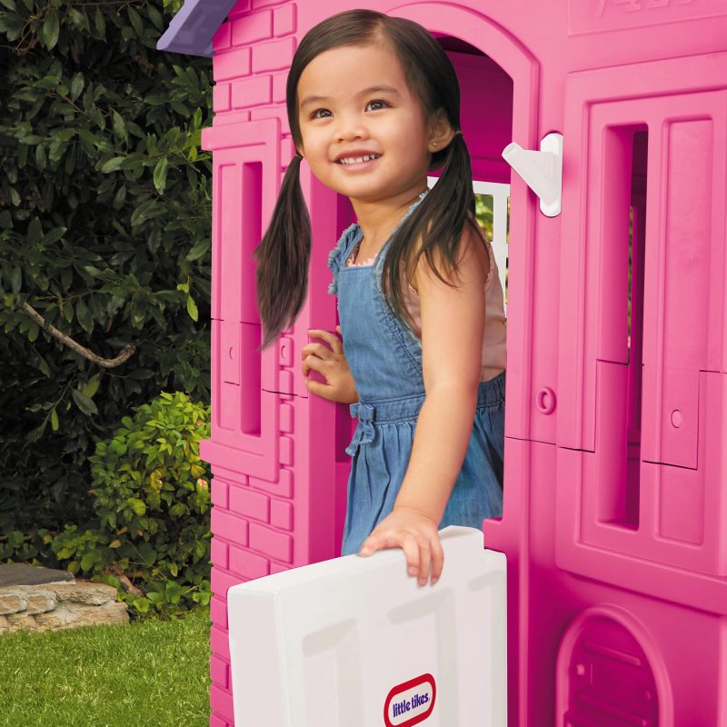 Little Tikes Cape Cottage House, Pink – Pretend Playhouse for Girls Boys Kids 2-8 Years Old - Image 3