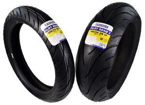 Michelin Road 2 120/70ZR17 Front 190/50ZR17 Rear Motorcycle Tires Set Sport/Touring Bike 58W 73W Radial