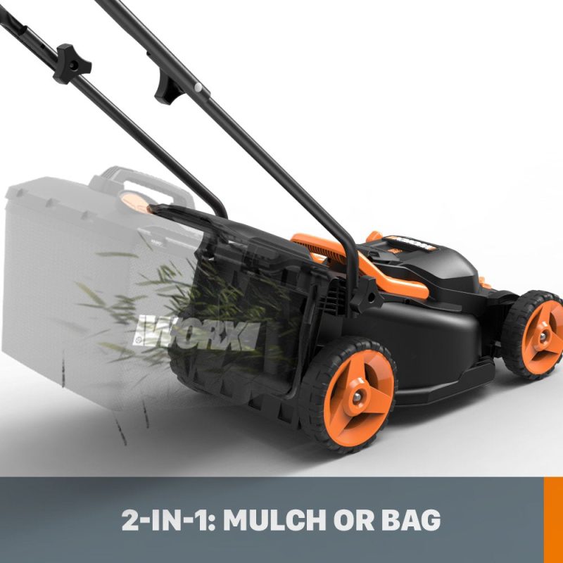 Worx 40V Power Share 4.0Ah 14" Cordless Lawn Mower (Battery and Charger Included) - Image 4