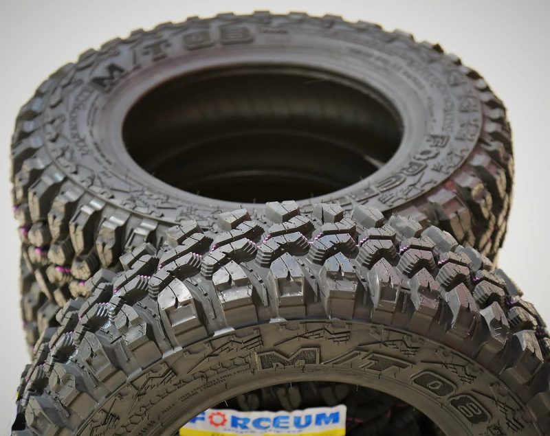 Set of 4 (FOUR) Forceum M/T 08 Plus Mud Off-Road Light Truck Radial Tires-165/80R13 165/80/13 165/80-13 94/93Q Load Range D LRD 8-Ply BSW Black Side Wall - Image 2
