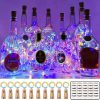 10-Pack Wine Bottle Fairy Led String Lights With Cork - Image 7