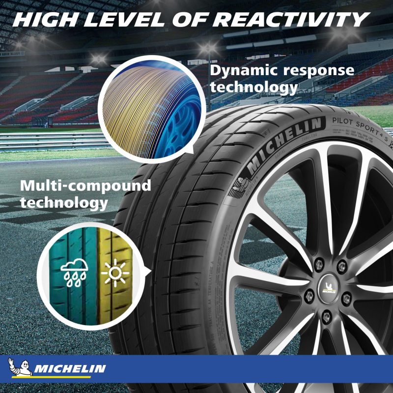 Michelin Pilot Sport 4S 235/40ZR19 235/40R19 96Y XL High Performance Tire - Image 4