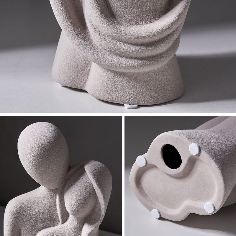 Abstract Lovers Sculpture - Image 4