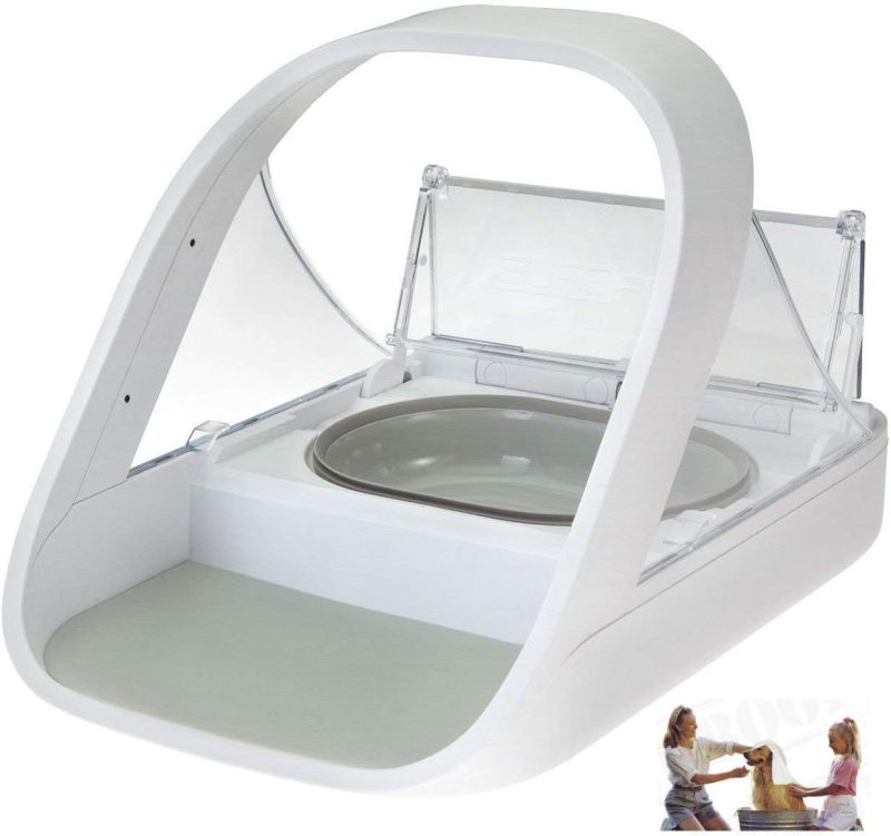 Automatic Pet Feeder -Microchip Pet Feeder - MPF001 - Suitable for Both Wet and Dry Food - Bonus eOutletDeals Pet Towel - Image 4