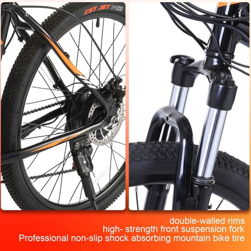 ANCHEER Electric Bike Electric Mountain Bike 350W Ebike 26” Electric Bicycle, 20MPH Adults Ebike with Removable 7.8/10.4Ah Battery, Professional 21 Speed Gears - Image 6