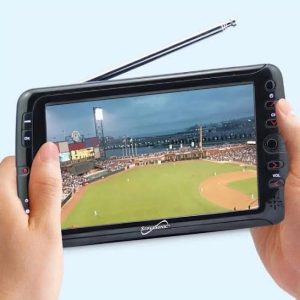 7-Inch Portable Widescreen LCD TV and Removable Stand - MadeInUSA