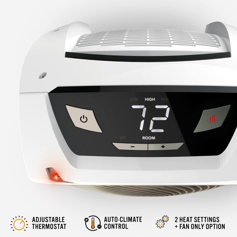 Vornado Space Heater for Home, Digital Display, Whole Room Electric Heater for Indoors - Image 2