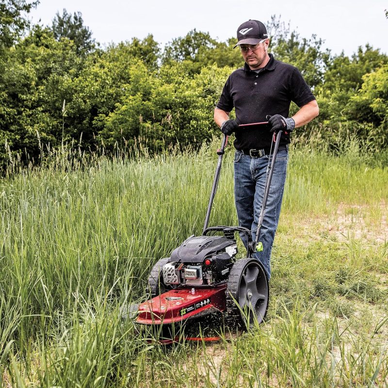 Walk Behind String Mower With 160cc Viper 4-Cycle Engine, 22 ?Cutting Diameter, 14 ?Never-Go-Flat Wheels, Easy Assembly, Adjustable Handlebar, Model # 40314 - Image 18