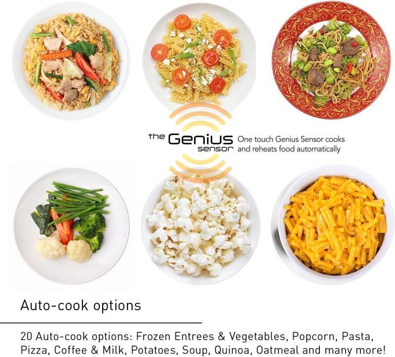 Panasonic NN-SN966S 2.2 Cu. Ft. 1250W Stainless Steel Microwave Oven with Inverter & Genius Sensor, Countertop/Built-In - Image 4