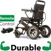 2020 New Folding Ultra Lightweight Electric Power Wheelchair, Silla de Ruedas Electrica, FDA Approved and Air Travel Allowed, Heavy Duty, Mobility Motorized, Portable Power (17.5′′ Seat Width) - Image 7