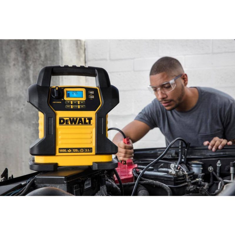 DW 1400 Peak Amp Portable Car Jump Starter with Digital Compressor DXAEJ14 - Image 6