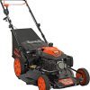 YARDMAX 22 in. 201cc Select PACE 6 Speed CVT High Wheel RWD 3-in-1 Gas Walk Behind Self Propelled Lawn Mower, Black - Image 9