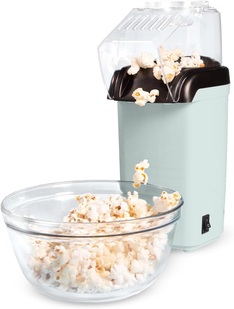8 Cups Fast & Easy Hot Air Popcorn Popper,  Built-In Measuring Cup and Butter Warmer - Image 10