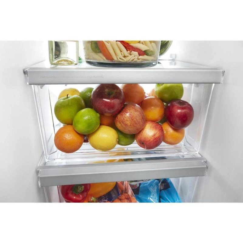 Whirlpool 36-Inch Wide Side-By-Side Refrigerator - 24 Cu. ft. Stainless Steel - Image 5