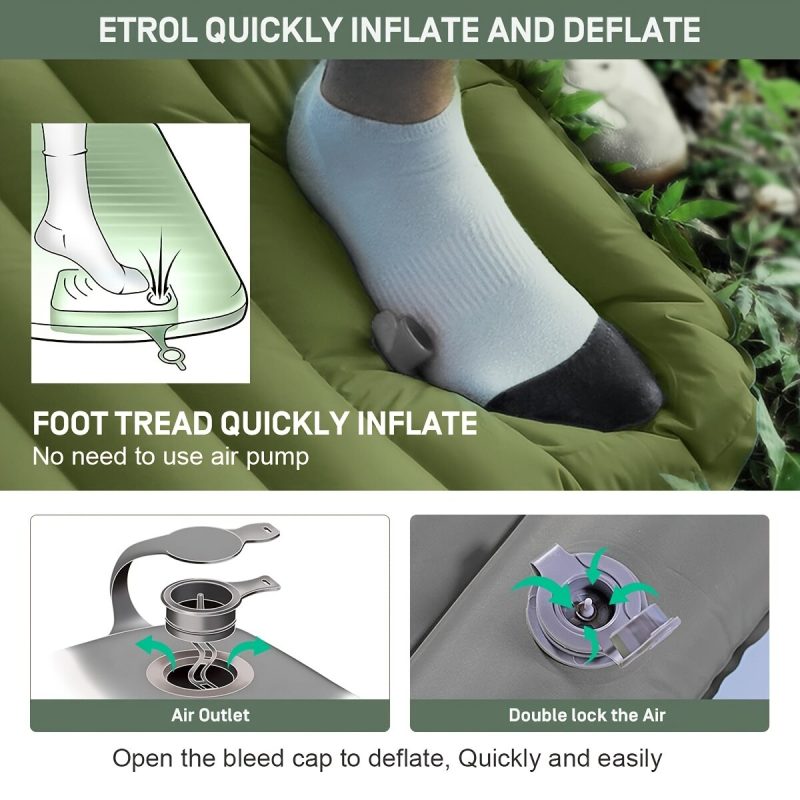 Adventure-Ready Inflatable Mattress – Your Ultimate Camping Companion - Image 2