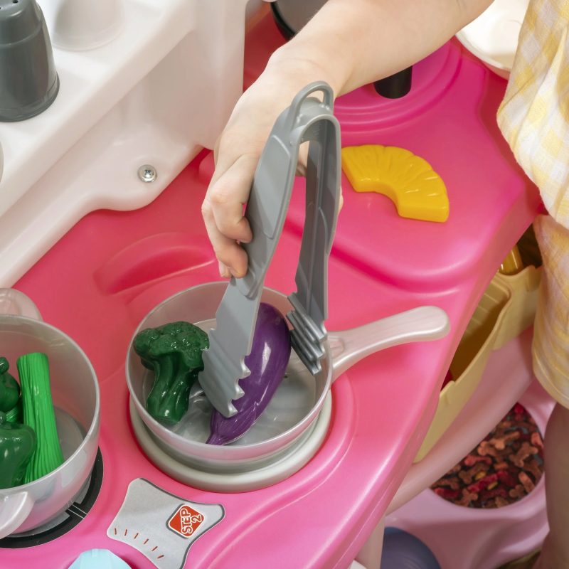 Step2 Fun with Friends Pink Toddler Kitchen Play Set - Image 10