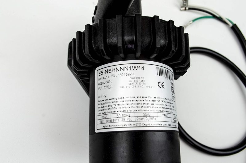 Pump, E5 60HZ, Circ Pump, E5 (Silentflo 5000 & 5002 Factory Replacement) for Hot Spring, Tiger River, spas - Image 5
