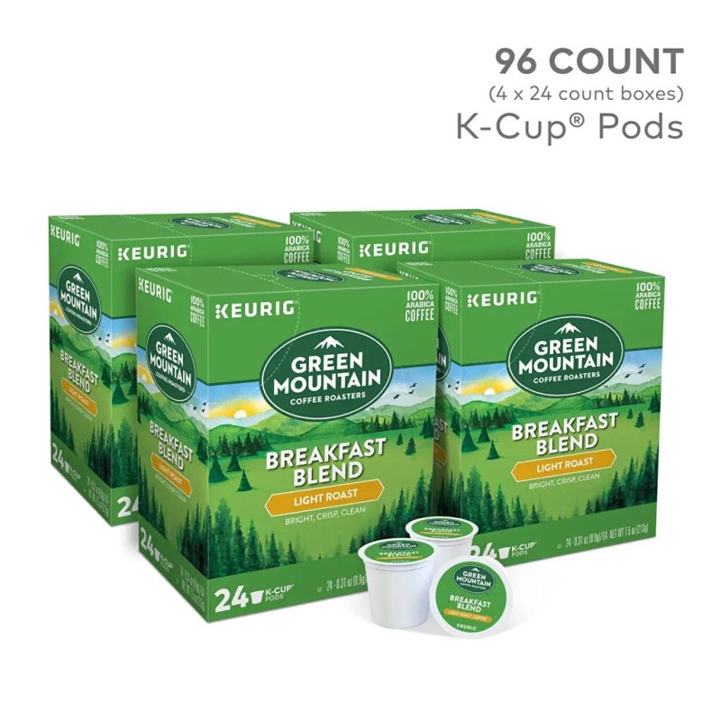 Green Mountain Coffee Roasters Breakfast Blend Light Roast K-Cup Pods, 96 Count - Image 2
