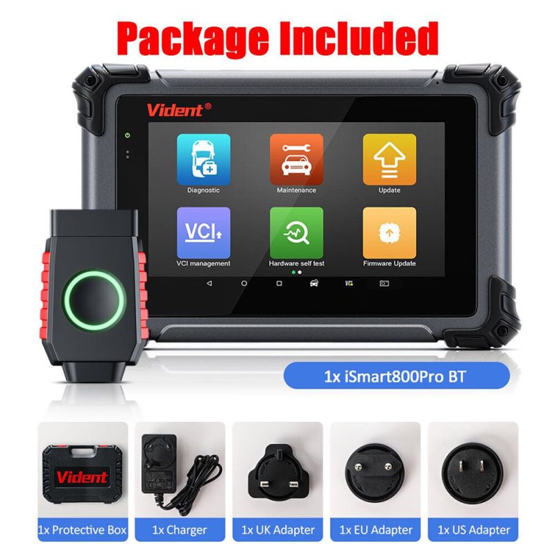 Vident Ismart 800 Pro BT Automotive Scan Tool, Full System Bi-Directional Car Scanner, 40+ Services Bluetooth Version - Image 7