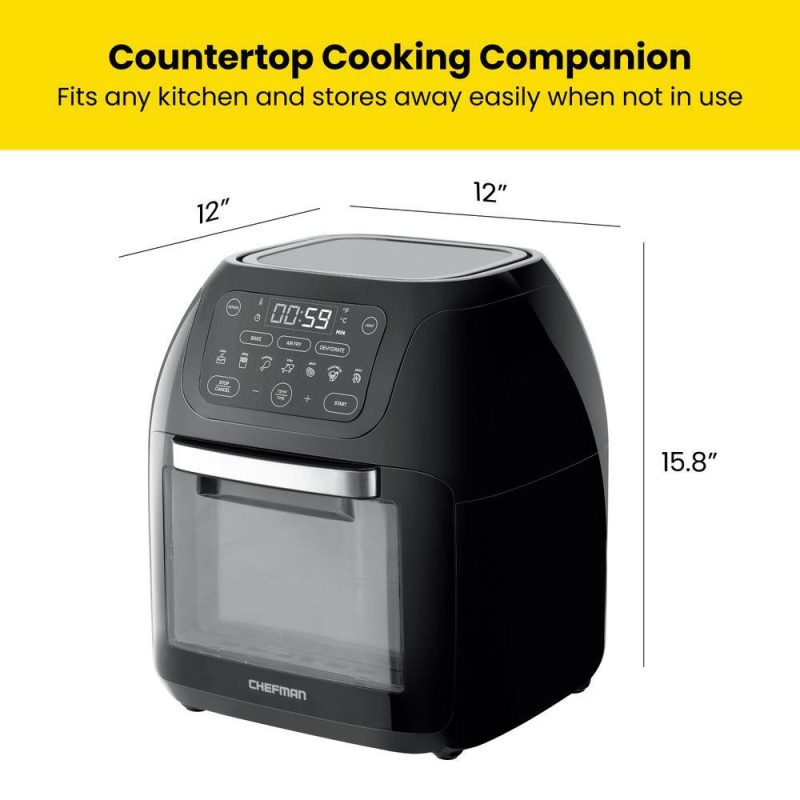 Chefman 10-Liter Digital Multifunction Air Fryer Plus Rotisserie Dehydrator Oven RJ38-10-RDO-V2 - 图片 3