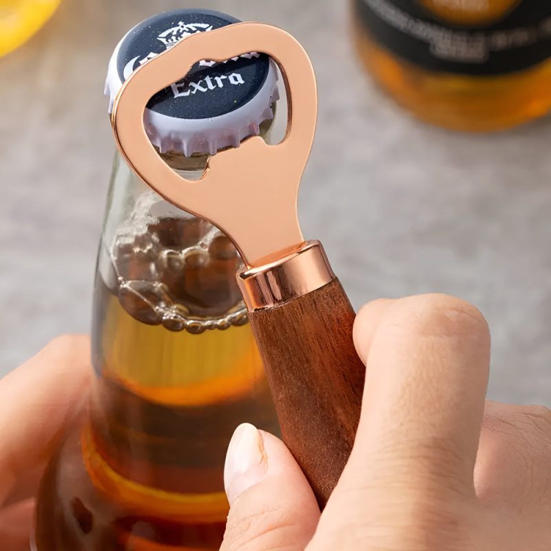 Acacia Wood Bottle Opener - Image 2