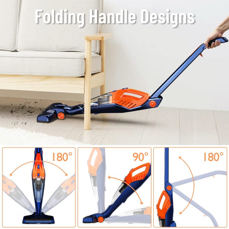 Cordless Vacuum, ORFELD Stick Vacuum Cleaner 4 in 1 Lightweight - 图片 4