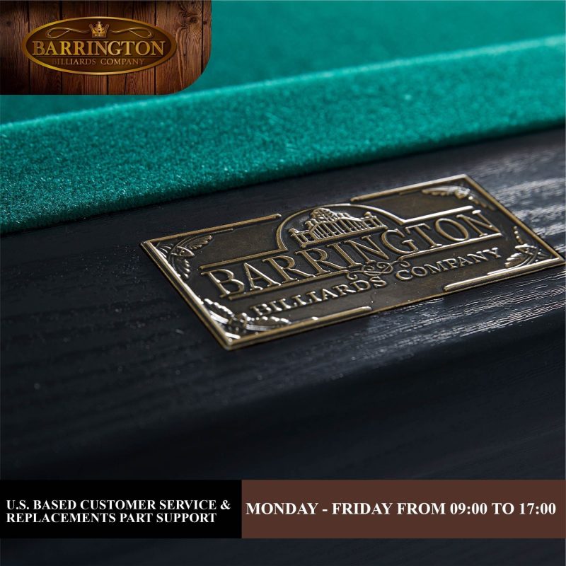 Barrington Billiard 84′′ Arcade Pool Table with Bonus Dartboard Set, Green - Image 8