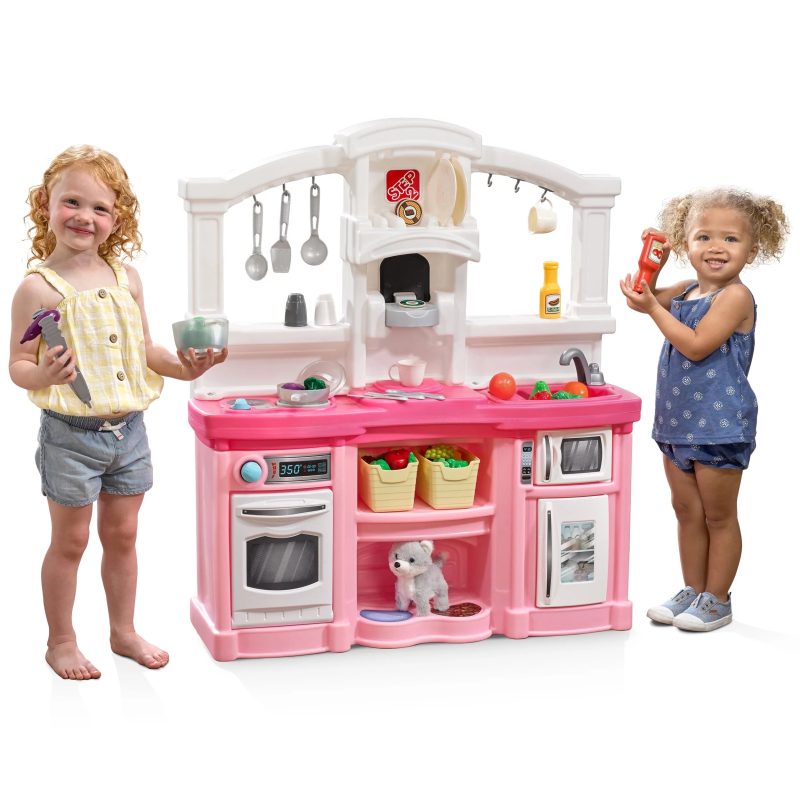 Step2 Fun with Friends Pink Toddler Kitchen Play Set - Image 15