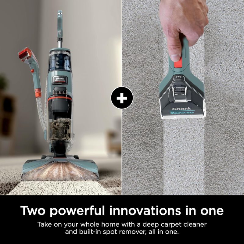 Shark CarpetXpert EX201 Carpet Cleaner, Cyan  C Deep Cleaning with StainStriker, Perfect for Pets, Includes Spot & Stain Remover Tools - Image 18