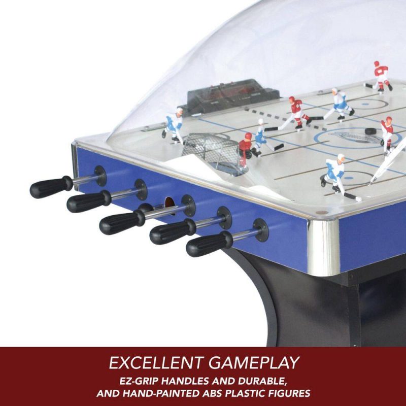 Hathaway Breakaway Dome Hockey Table with E-Z Grip Handles and LED Scoring Unit BG5003 - Image 4