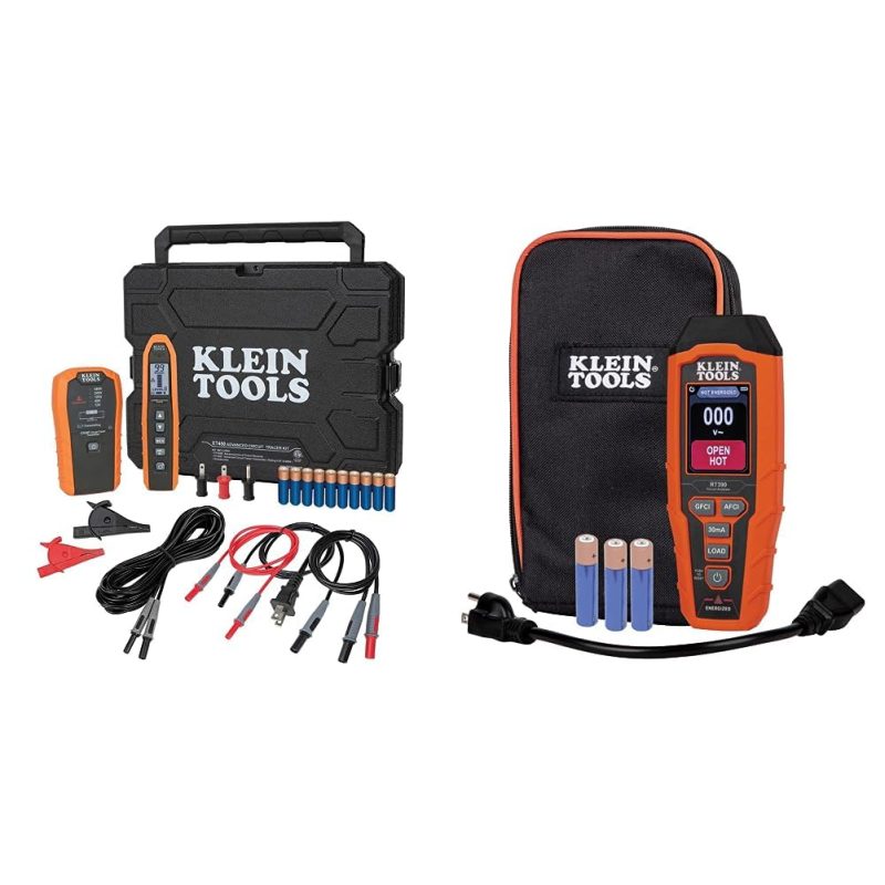 Klein Tools ET450 Circuit Breaker Finder & Wire Tracer Kit, Battery Powered, Multi-Color, Professional-Grade for Energized & Non-Energized Use - Image 11
