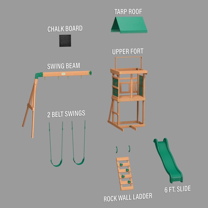 Backyard Discovery Buckley Hill Swing Set - Image 10