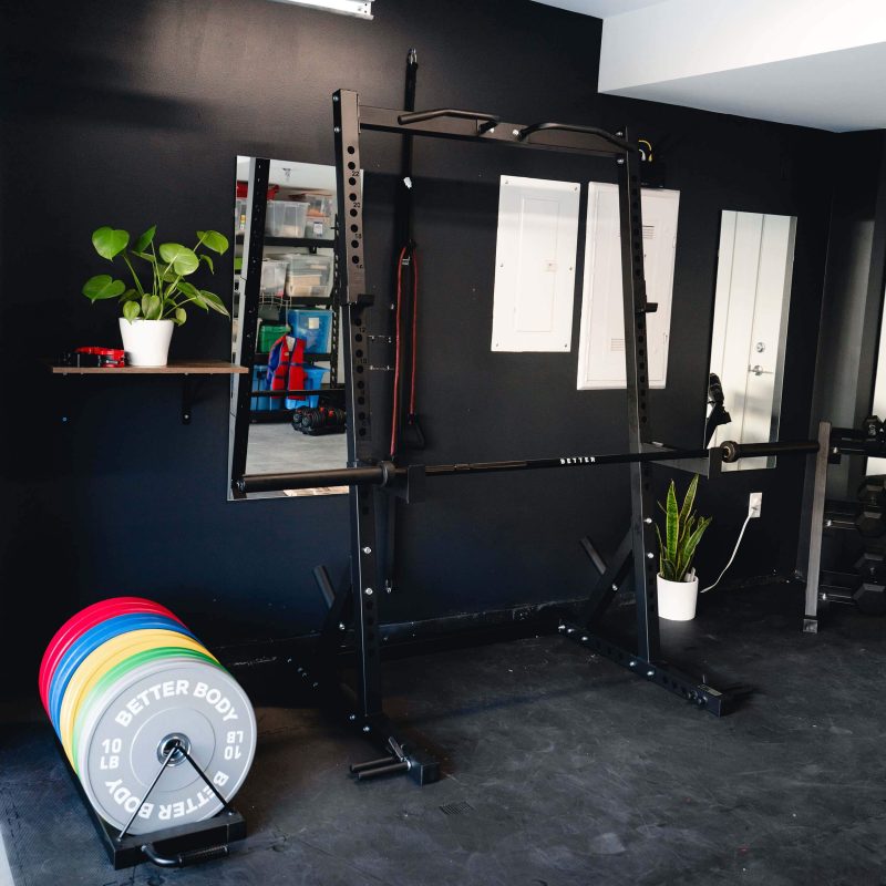 Power Bundle with Incline Squat Rack | 10-55lbs Competition Plates - Image 3