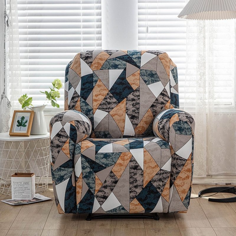 Abstract Recliner Sofa Cover - Image 3