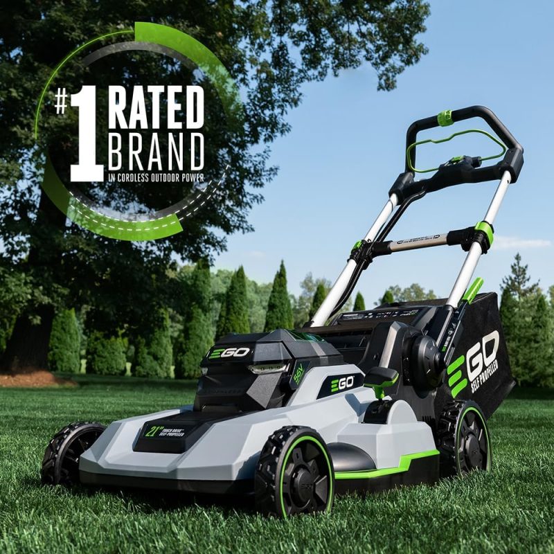 EGO Power+ LM2102SP-A 21-Inch 56-Volt Lithium-ion Self-Propelled Cordless Lawn Mower (2) 4.0Ah Battery and Rapid Charger Included - Image 2