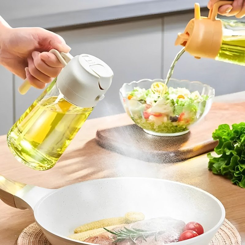 2-in-1 Olive Oil Dispenser & Sprayer – Perfect for Cooking, Salads, and BBQ - Image 6
